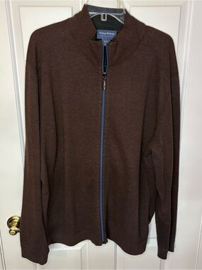 Tommy Bahama Men's Full-Zip Sweater